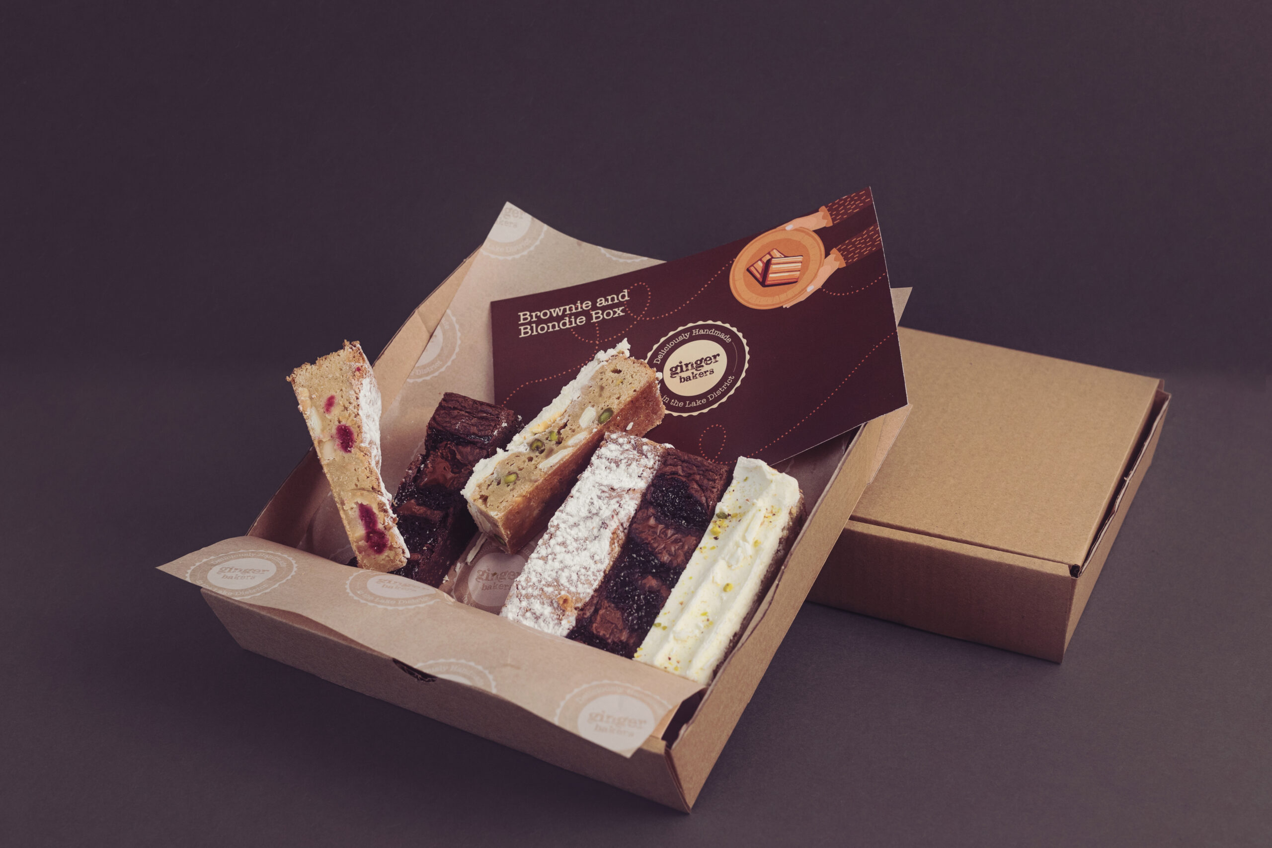 Ginger Bakers brownie and blondie gift box