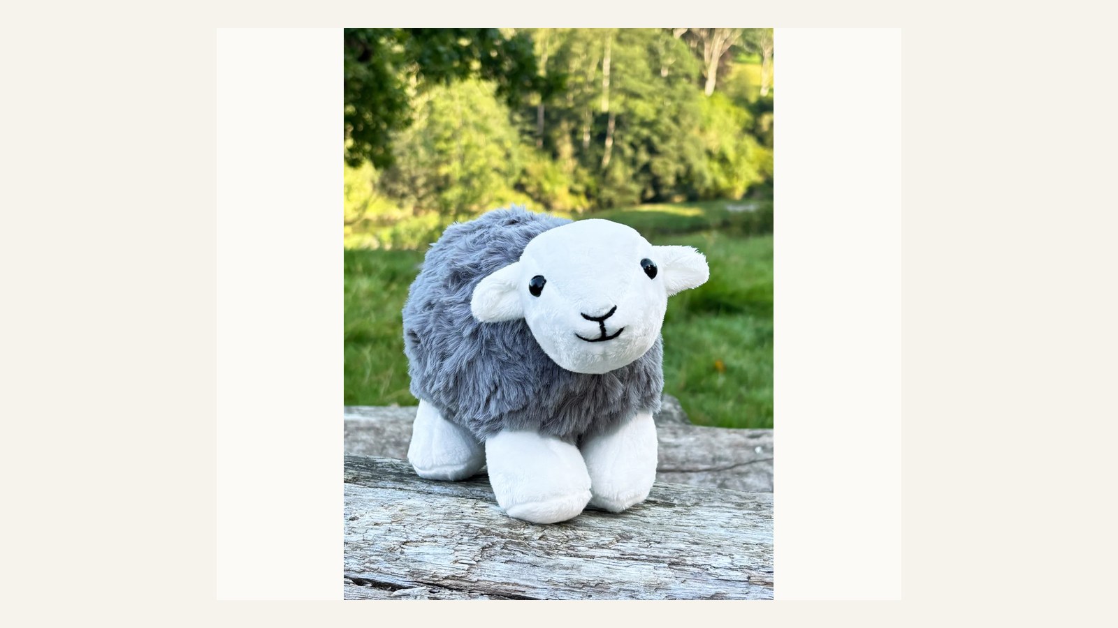 Little Herdy toy shown as a Cumbrian home and character gift.